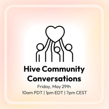 Cover Image for Hive Community Conversations
