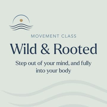 Cover Image for Wild & Rooted Movement Class