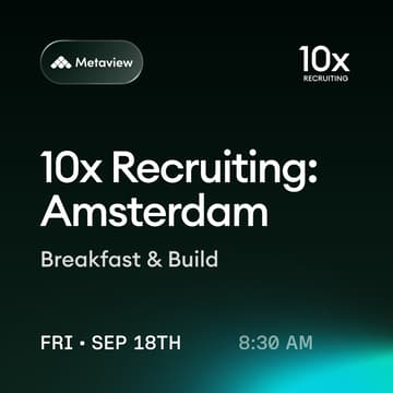 Cover Image for 10x Recruiting: Amsterdam | Breakfast & Build