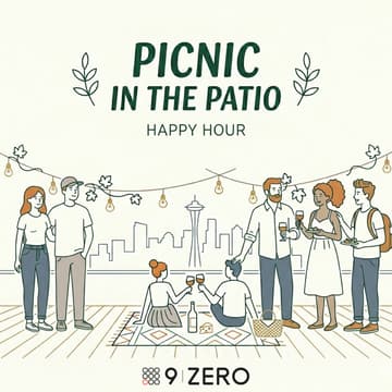 Cover Image for Picnic in the Patio - 9Zero members happy hour