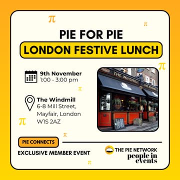 Cover Image for Pie for PIE: London Festive Lunch