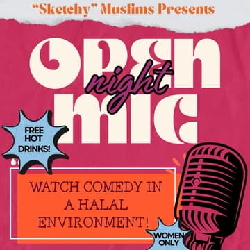 Cover Image for Halal Open mic - Sketchy Muslims