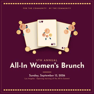 Cover Image for All-In 5th Annual Women's Brunch