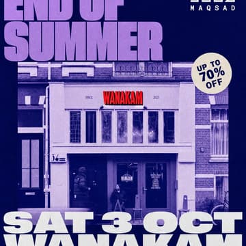Cover Image for MAQSAD - End of Summer Sale