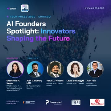 Cover Image for No. 76 Tech Pulse 2030- Chicago AI Founders Spotlight: Innovators Shaping the Future