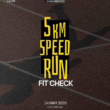 Cover Image for X-REAL Meet & Sweat #30 - 5K Speed Run Fit Check