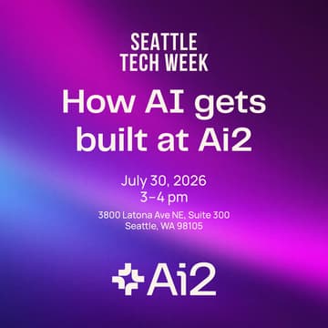 Cover Image for How AI Gets Built at Ai2 | AI Research Talk