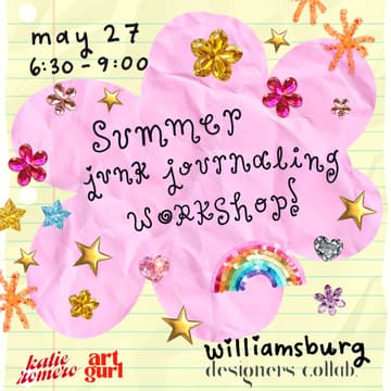 Cover Image for junk journaling workshop: SUMMER MOOD BOARD edition!