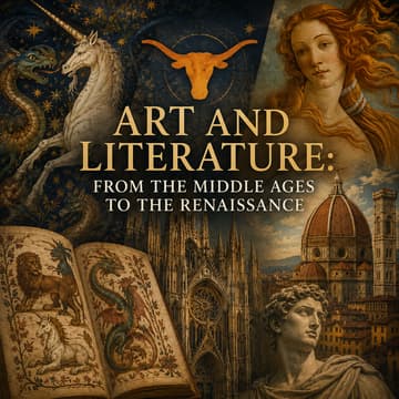 Cover Image for Art and Literature: from the Middle Ages to the Renaissance