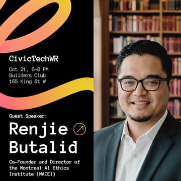 Cover Image for CivicTechWR: Guest speaker Renjie Butalid