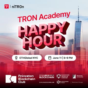 Cover Image for TRON Academy Happy Hour @ ETHGlobal NY