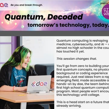 Cover Image for Quantum, Decoded #CTTechWeek