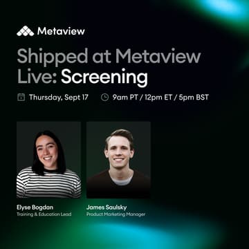 Cover Image for Shipped at Metaview Live: Screening