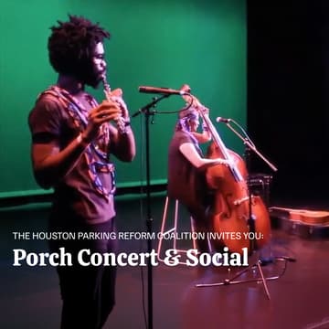 Cover Image for Porch Concert & Parking Reform Social