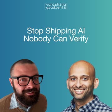 Cover Image for Stop Shipping AI Nobody Can Verify with Hamel Husain
