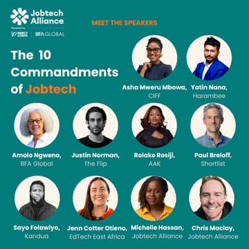 Cover Image for The 10 Commandments of Jobtech: What backing 52 startups over five years taught us about the future of work in Africa