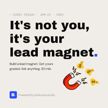 Cover Image for It's not you. It's your lead magnet.