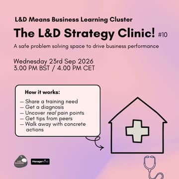 Cover Image for The L&D Strategy Clinic #10