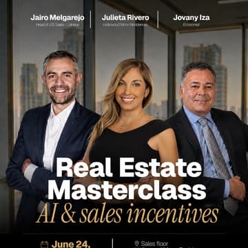 Cover Image for Real Estate Masterclass: AI, Sales Incentives & EB-5 Opportunities