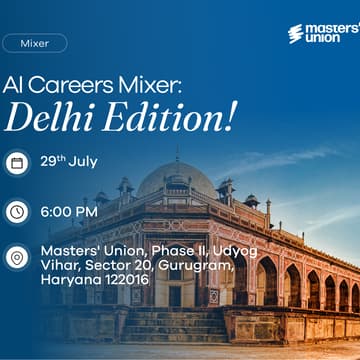Cover Image for AI Careers Mixer: Delhi Edition
