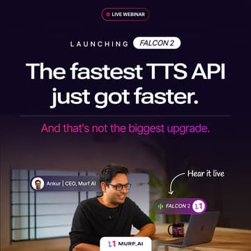 Cover Image for Launching Falcon 2: The fastest TTS API just got faster - [India edition]