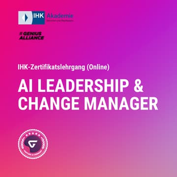 Cover Image for AI Leadership & Change Manager - Online IHK-Zertifikatslehrgang