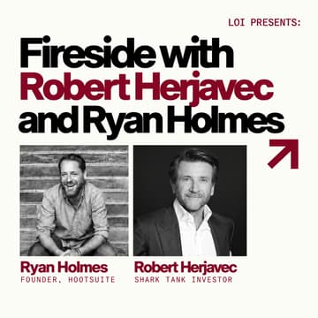 Cover Image for Virtual Fireside with Shark Tank's Robert Herjavec and Hootsuite Founder Ryan Holmes