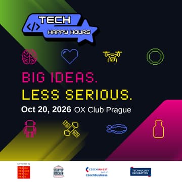 Cover Image for Tech Happy Hours 2026 - Prague's flagship startup event.