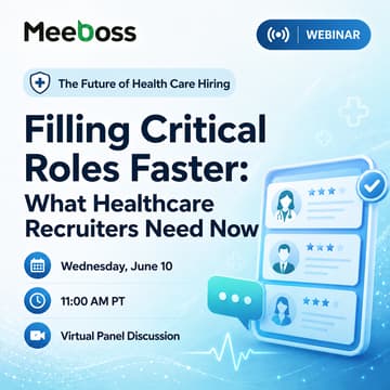 Cover Image for WEBINAR: Filling Critical Roles Faster In Healthcare