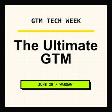 Cover Image for GTM WEEK Meetup: Strategies, Tactics & Tools x SCALE IT