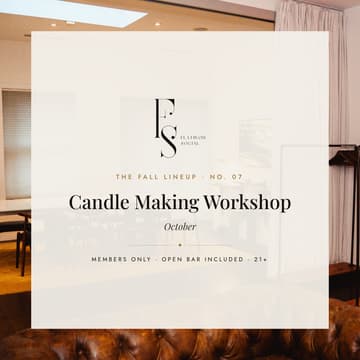 Cover Image for No. 07 — Candle Making Workshop 🕯️