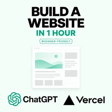 Cover Image for Build a Website with ChatGPT (Beginner Friendly)