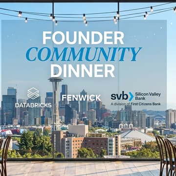 Cover Image for Founder Community Dinner with Databricks, Fenwick and SVB, featuring Matt Oppenheimer, Founder of Remitly