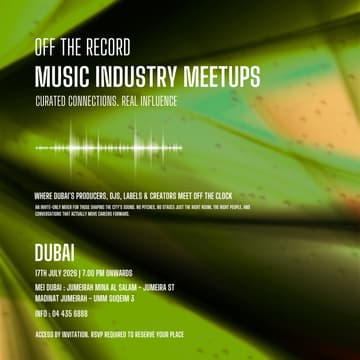 Cover Image for OFF THE RECORD | MUSIC INDUSTRY MEET UPS