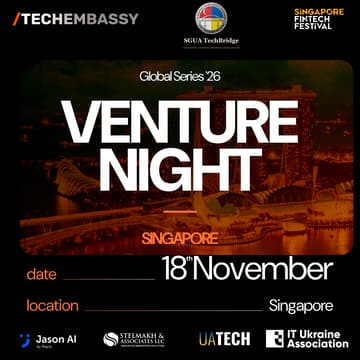 Cover Image for Venture Night@Singapore FinTech Festival - The Ultimate Startup & Investor Experience!