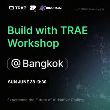 Cover Image for TRAE Vibe-Coding and Builder Showcase @Bangkok