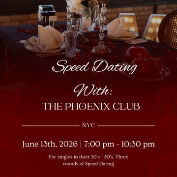 Cover Image for Speed Dating With The Phoenix Club