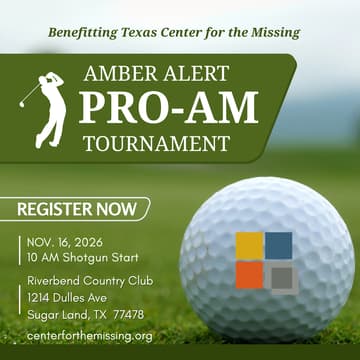 Cover Image for Amber Alert Pro-Am Golf Tournament