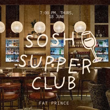 Cover Image for sosh supper club: fat prince