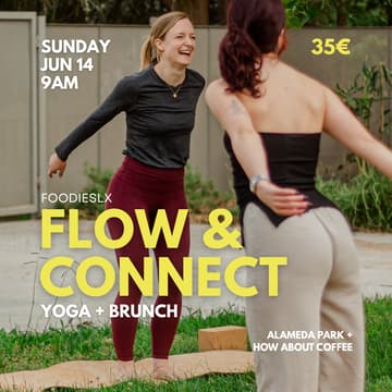 Cover Image for FoodiesLX Flow & Connect: Yoga + Brunch 35€