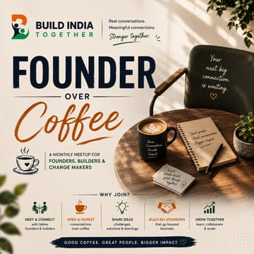 Cover Image for Founders & Builders Over Coffee☕ | Delhi NCR