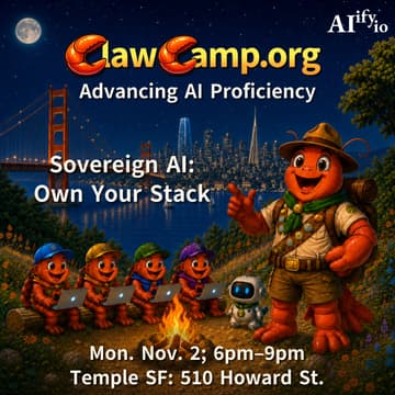 Cover Image for ClawCamp Campfire: Sovereign AI - Own Your Stack