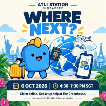 Cover Image for Atli Station Singapore: Where Next? 🌏 | Token2049 & F1 Week