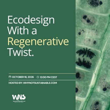 Cover Image for Ecodesign With a Regenerative twist.