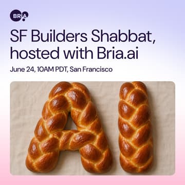 Cover Image for SF Builders Shabbat, hosted with Bria.ai