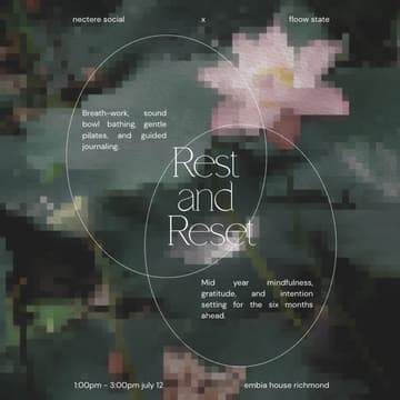 Cover Image for rest + reset - pilates and mid year wellness check