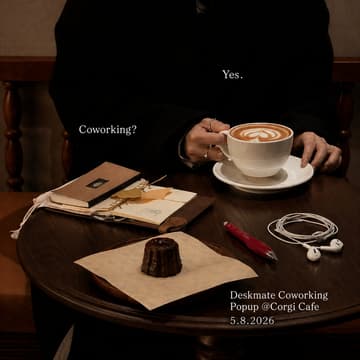 Cover Image for Deskmate Coworking Popup @ Corgi Cafe
