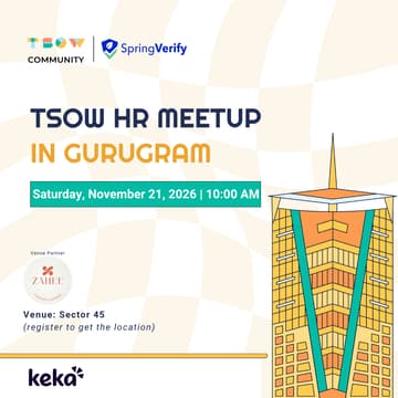 Cover Image for TSOW HR Meetup in Gurugram