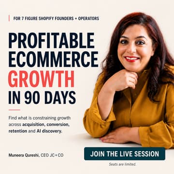 Cover Image for 90 Days to Profitable Ecommerce Growth: A Live Training for DTC Founders