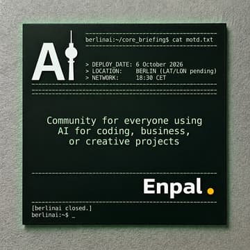 Cover Image for Berlin AI Meetup October Edition